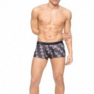 💖MEGA SALE💖Calvin Klein Microfiber Black Low Rise NB2225066 XL Men's Trunk